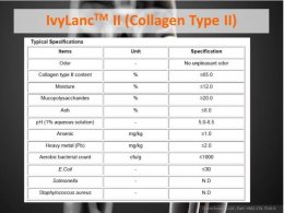 IvyLanc TMII (Collagen Type II) คอลลาเจนชนิดที่ 2 จากกระดูกอ่อนไก่ 