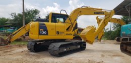 วันที่ 3 พฤษภาคม 61(ปิดการขาย)  รถแบคโฮ KOMATSU PC130-8 ใช้งาน 6 พันชั่วโมง  