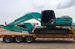 วันทำสัญญาซื้อขายและขนย้าย KOBELCO_SK200YN12Super คุณแบงค์ร้อยเอ็ด