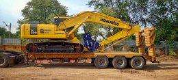 ส่งมอบเรียบร้อย KOMATSU PC200-7 พร้อมไลน์หัวกระแทกสภาพนางฟ้า