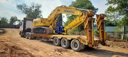 ส่งมอบเรียบร้อย KOMATSU PC200-7 พร้อมไลน์หัวกระแทกสภาพนางฟ้า