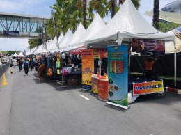 Set up Masalab booth of Expo Pattaya Marathon 2022