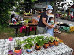 Workshop Play and Learn : Art 17/7/65 กิจกรรมเพ้นท์กระถางต้นไม