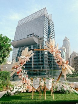 Wedding setup at Park Hyatt Bangkok Hotel