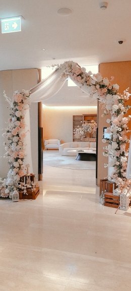 Wedding setup at Park Hyatt Bangkok Hotel