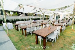 คู่ไหน..กำลังมองหา ชุดโต๊ะจัดเลี้ยงสไตล์ Minimal rustic สอบถามได้เลยน้าาา