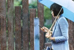 เรื่องของมือถือกับหน้าฝน 