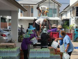 โครงการเอชเคปซีรีน และ กลุ่มบริษัทในเครือแฮปปี้แลนด์ ส่งต่อความห่วงใย ร่วมช่วยเหลือผู้ประสบภัยน้ำท่วม