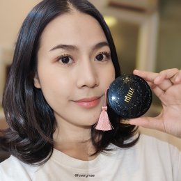 Mille Charcoal Matte Cover Pact SPF25 PA++ แป้งชาร์โคลผสมรองพื้นผลิตจากญี่ปุ่น กลบรอยแดงจุดด่างดำเนียนสนิท