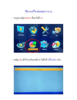 วิธีการใส่ Bisskey กล่องดาวเทียม