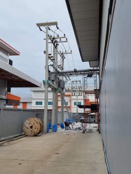 เพิ่มหม้อไฟขนาด 1000 kva และตู้ควบคุมไฟภายในโรงงาน