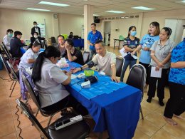 ภาพบรรยากาศการตรวจสุขภาพประจำปี 2569