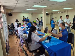 ภาพบรรยากาศการตรวจสุขภาพประจำปี 2569