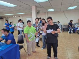 ภาพบรรยากาศการตรวจสุขภาพประจำปี 2569