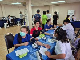 ภาพบรรยากาศการตรวจสุขภาพประจำปี 2569