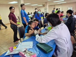ภาพบรรยากาศการตรวจสุขภาพประจำปี 2569