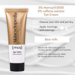 Skincyclopedia Smoothing and Depuffing Eye Contour Cream with 5% Matrixyl® 3000 and 5% Caffeine, 30ml  ครีมบำรุงรอบดวงตาลดเลือนริ้วรอย และลดอาการบวมคล้ำ