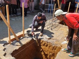 Peletakan Batu Pertama D'Seton Center Desa Pandanrejo!