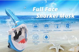 kid snokel shark mask หน้ากากดำน้ำ !