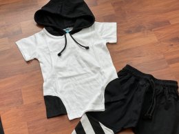 black n white hoodie