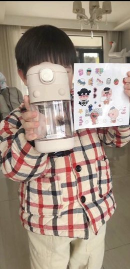 กระติดน้ำ Elmo สีชมพู  limited!!