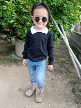 เสื้อแขนยาว คอโปโล 