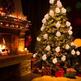 snowman LED ตกแต่งต้น xmas 