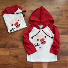 เสื้อแขนยาวฮู้ด santa ho ho!