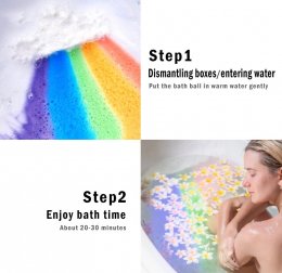 Rainbow Cloud Bath bombs