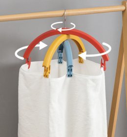 ไม้แขวนเสื้อเรนโบว์ หมุนได้