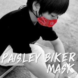 หน้ากากผ้า Paisley Biker Mask