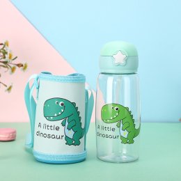กระติกน้ำหลอดเด้ง dinosaur