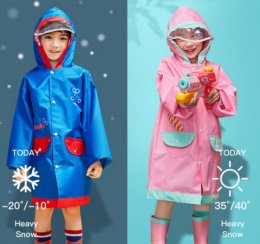 เสื้อกันฝนเด็ก LEMONKID Go school raincoat (rain17) 