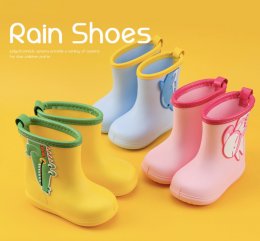 รองเท้าบูทสำหรับเด็กกันน้ำ pastel summer
