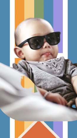 แว่นตากันแดดเด็กเลนส์ polarized  ตัดแสง 