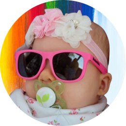 แว่นตากันแดดเด็กเลนส์ polarized  ตัดแสง 