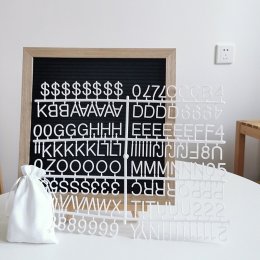 DIY ป้ายใส่อักษร Letter board (Toy622)