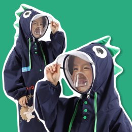 เสื้อกันฝนเด็ก faceshield raincoat (RAIN25) 