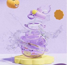 กระติกน้ำทรงฟักทอง  Pumpkin Bottle DIY STICKERS (TOY665)