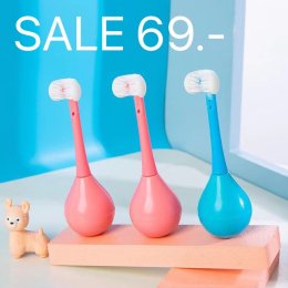 แปรงสีฟันขน silicone 3D !!!