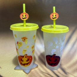 Halloween Color Changing cup ( 1 เซ็ตได้แก้ว 3 ใบ) 