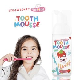 ยาสีฟันสูตรมูสโฟม Polarbear Strawberry (POLARBEAR2)