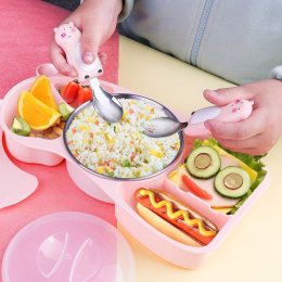 เซ็ตชามแสตนเลส304 Animal meal set (BOWL1)