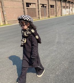 Black Smiley scarf