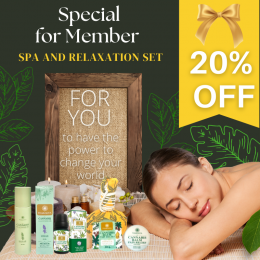 Promotion, Spa And Relaxation set, discount up to 20%