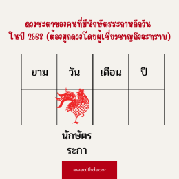 คำทำนายสำหรับคนเกิดปีระกาในปี 2568