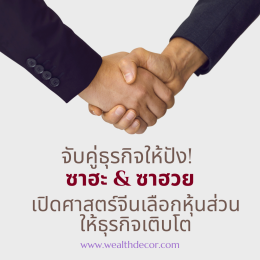 จับคู่ธุรกิจให้ปัง! ซาฮะ & ซาฮวย 