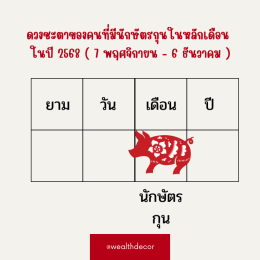 คำทำนายสำหรับคนเกิดปีกุนในปี 2568