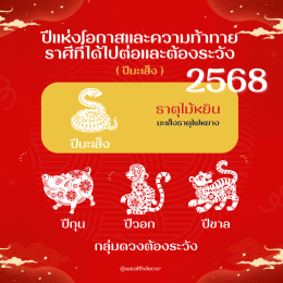 กลุ่มดวงพุ่งแรง vs ดวงต้องระวัง เปิดดวงปี 2568