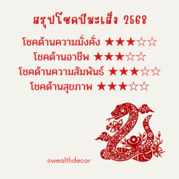 คำทำนายสำหรับคนเกิดปีมะเส็งในปี 2568